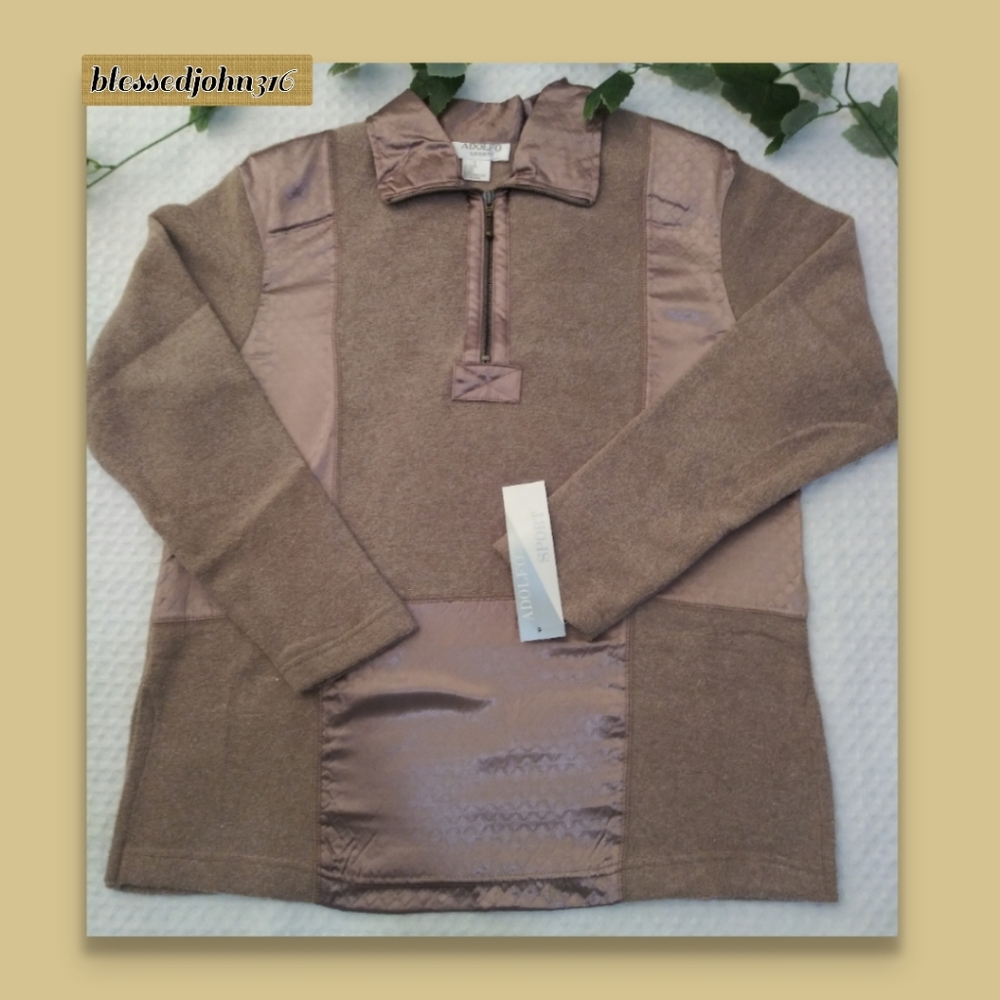 ADOLFO Sport Vintage Pullover Sweater NWT